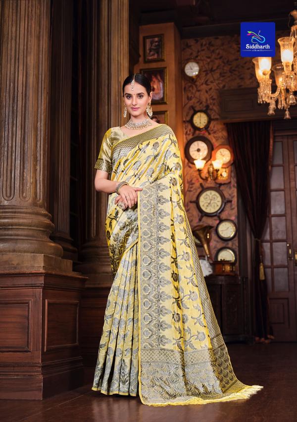 Siddharth Silk Soundarya Occasional Silk  Designer Saree Collection